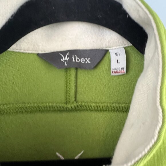 Ibex Climawool Vest Lime Green Size L Outdoors Hiking Camping - Picture 3 of 9